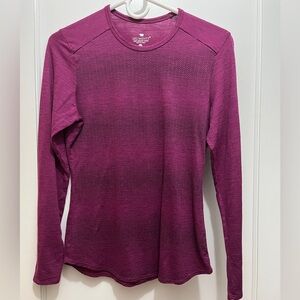 Segments Merino Wool Long Sleeve Top, W’s size Small